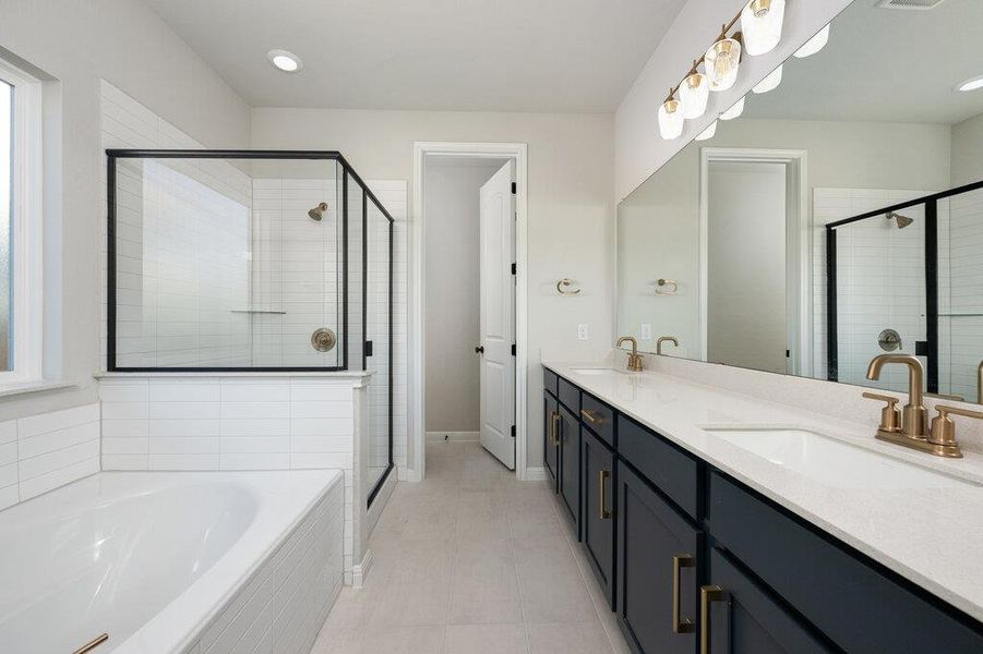Furnished interior view inside a new home in Cannon Ranch, Dripping Springs (Image 10).