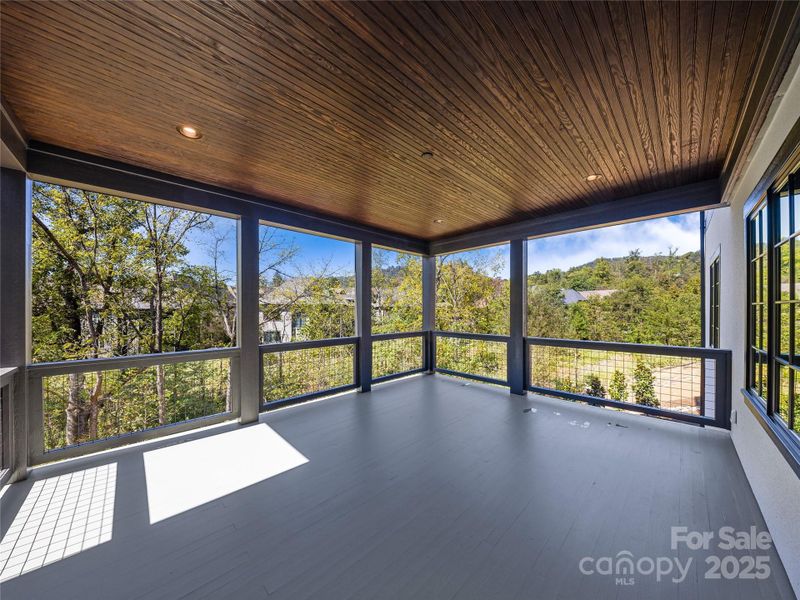 Exterior details and patio area of a home in , Asheville (Image 1). Exterior details and patio area of a home in , Asheville (Image 1).