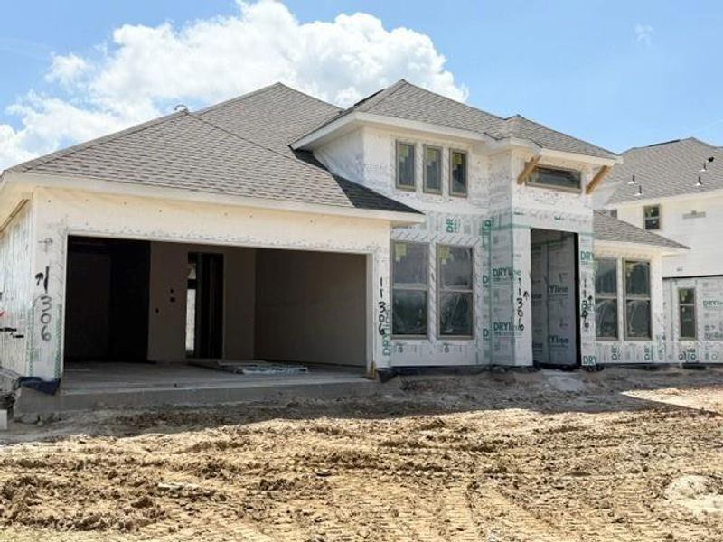 In-progress construction of a new home in Bridgeland, Cypress, TX (Image 4). In-progress construction of a new home in Bridgeland, Cypress, TX (Image 4).