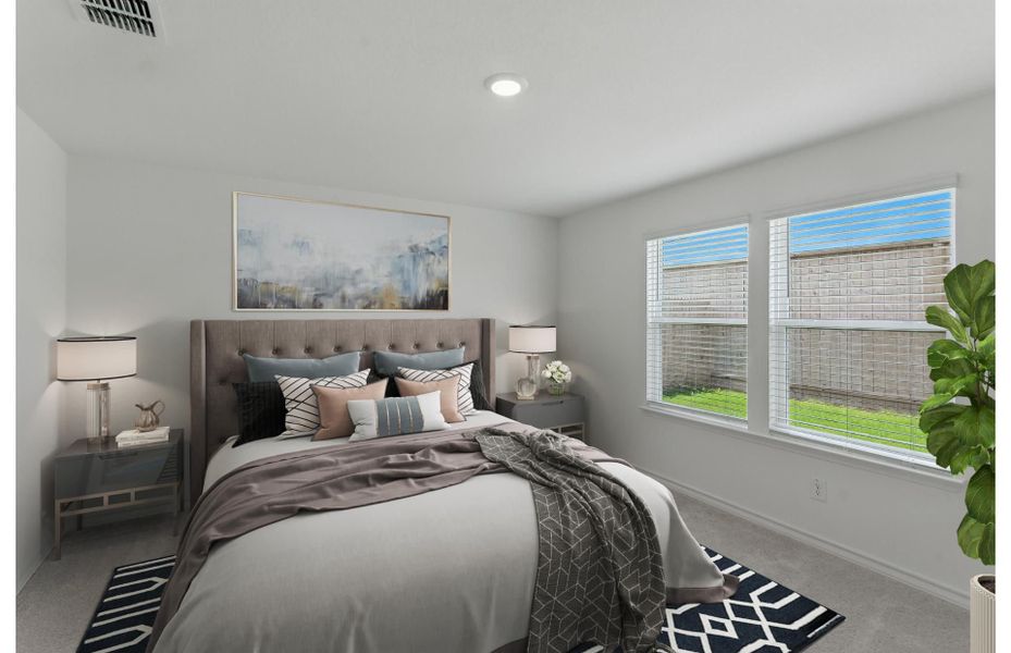Representative furnished interior of a home built from the Beeville by Centex in Davis Ranch, San Antonio (Image 10).