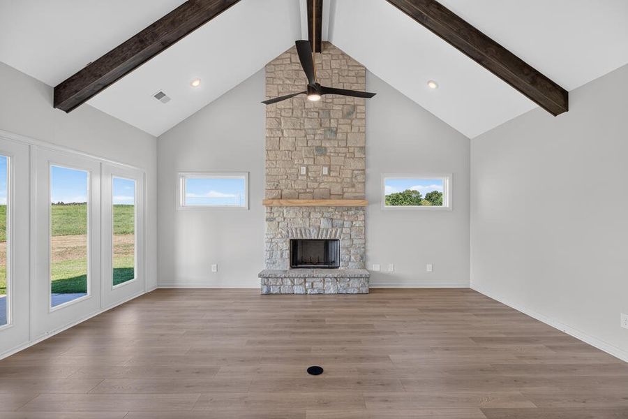 Spacious, unfurnished interior of a new home in Veal Meadows, Roopville (Image 37). Spacious, unfurnished interior of a new home in Veal Meadows, Roopville (Image 37).
