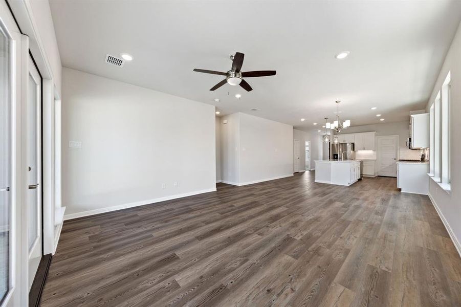 The open and flowing main floor in this dream home makes entertaining a breeze!