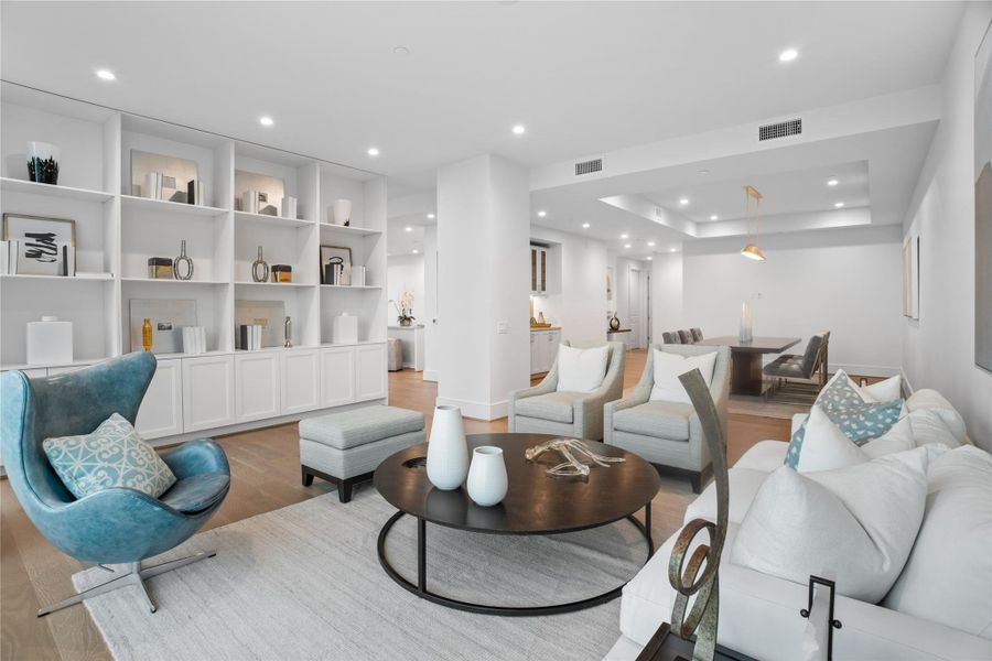 Furnished interior view inside a new home in Hawthorne, Houston (Image 9). Furnished interior view inside a new home in Hawthorne, Houston (Image 9).