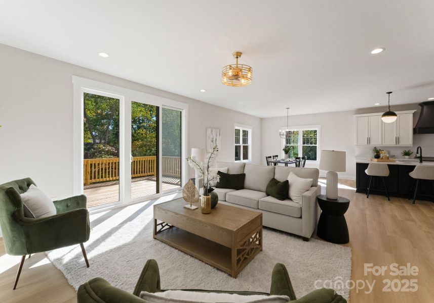 Furnished interior view inside a new home in , Mooresville (Image 30).