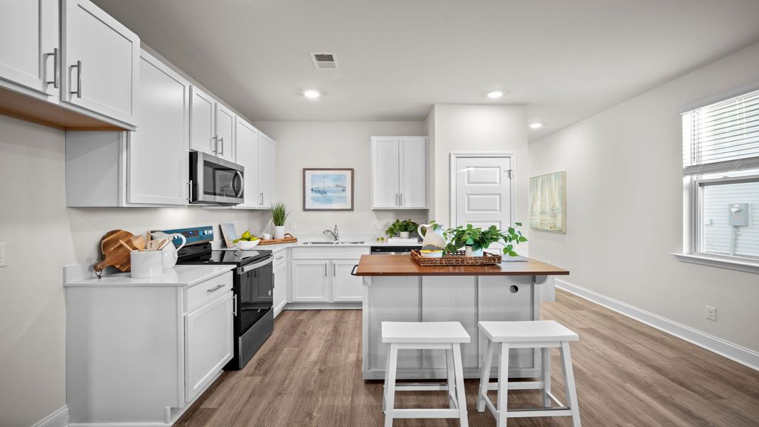 Furnished interior view inside a new home in The Groves at Bees Creek, Ridgeland (Image 8).