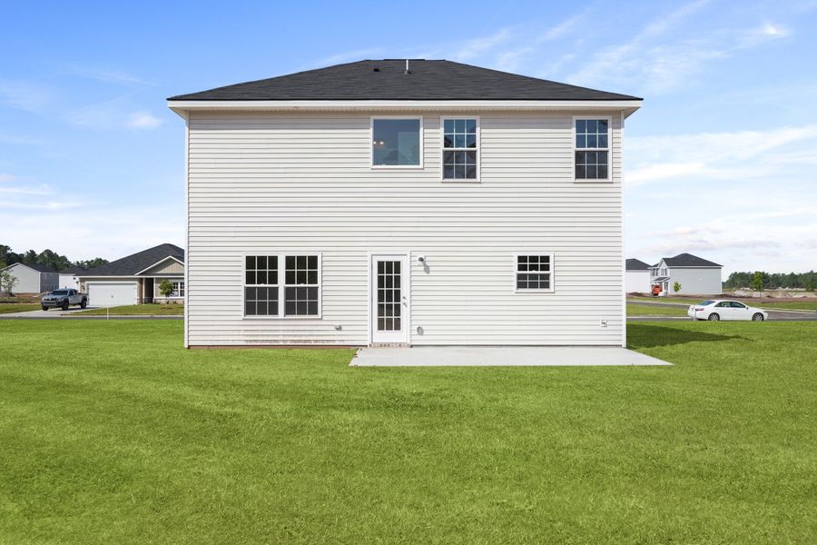 Representative exterior photo of a completed home built from the The Anderson by RTS Homes in Doctor's Creek, Ludowici, GA (Image 28).