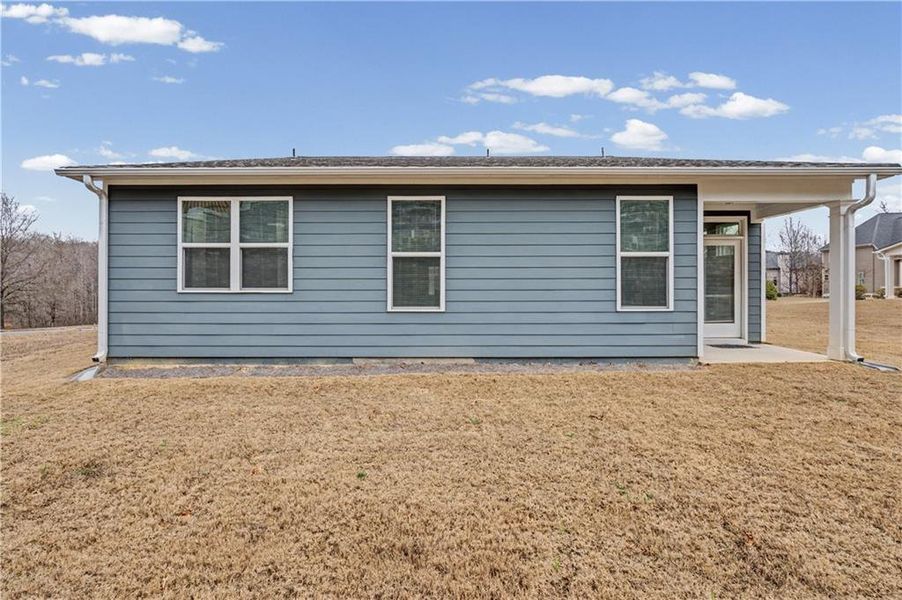 Exterior details and patio area of a home in , Cartersville (Image 29).