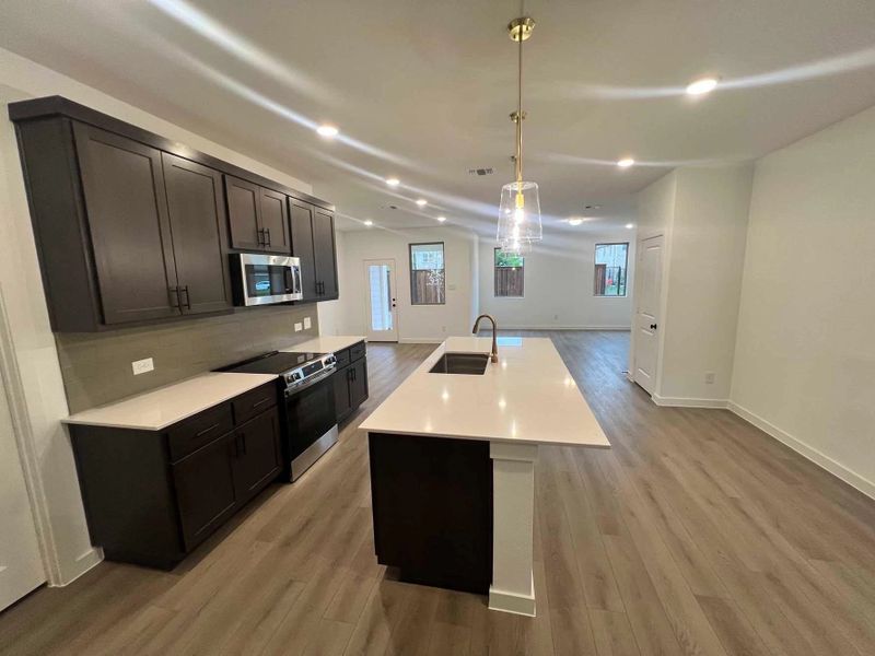 Kitchen Construction Progress featuring the Laguna Collection