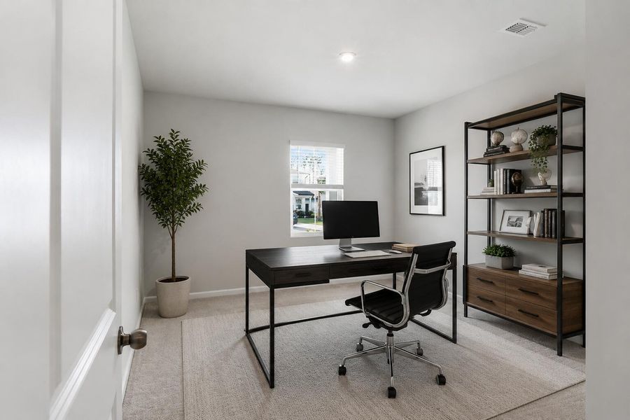 Furnished interior view inside a new home in Sanctuary Cove at Cane Bay, Summerville (Image 14).