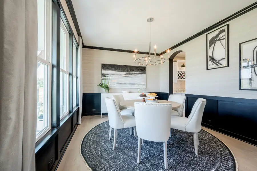 Representative furnished interior of a home built from the Leland by Fischer Homes in Watson at Flowers Plantation, Clayton (Image 4).