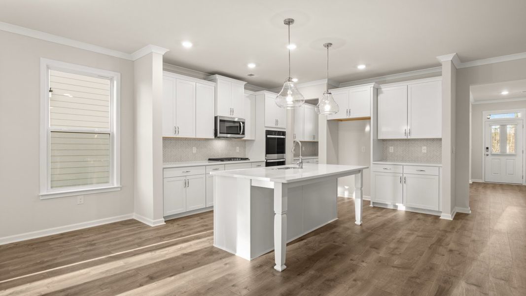 Furnished interior view inside a new home in Heritage Pointe, Senoia (Image 5).