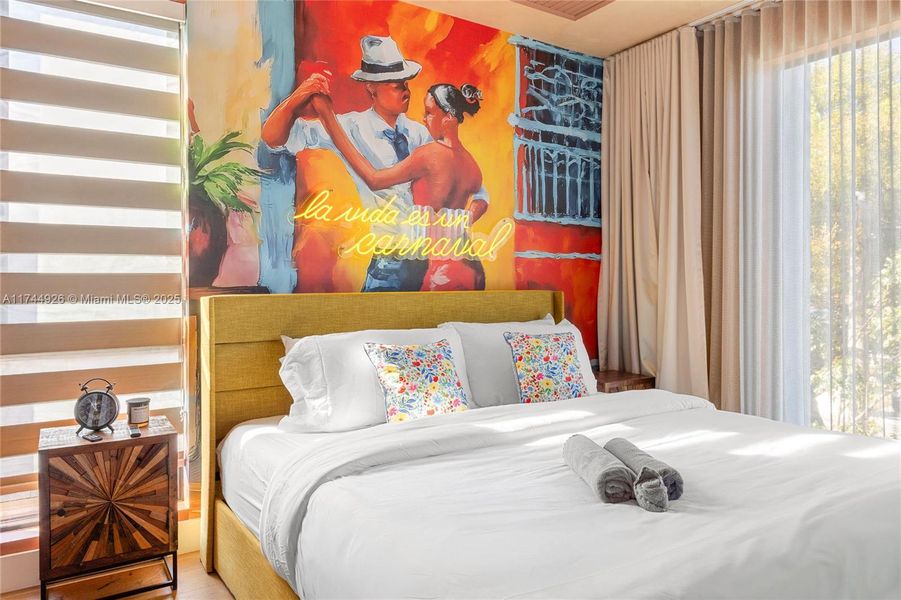 Furnished interior view inside a new home in , Miami (Image 6).