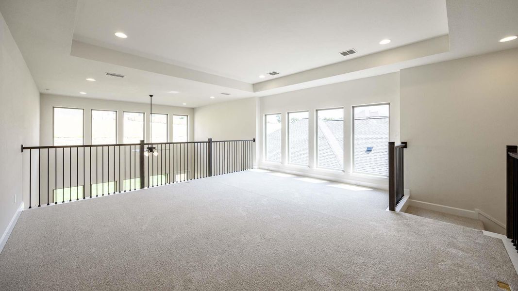 Spacious, unfurnished interior of a new home in Santa Rita Ranch - Eldorado, Liberty Hill (Image 13). Spacious, unfurnished interior of a new home in Santa Rita Ranch - Eldorado, Liberty Hill (Image 13).