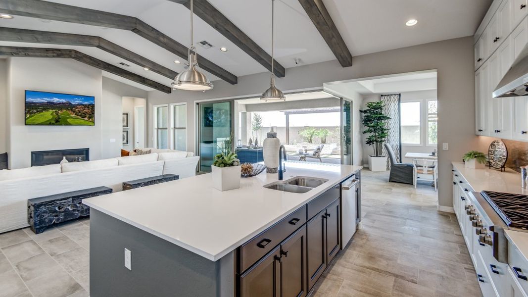 Furnished interior view inside a new home in Elegance at Eastmark, Mesa (Image 25).