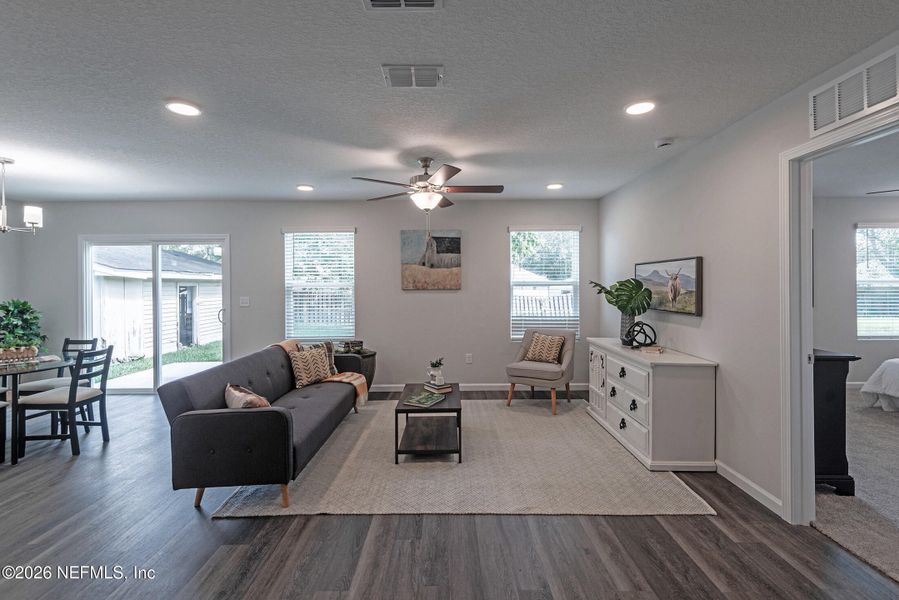 Furnished interior view inside a new home in , Jacksonville (Image 20).
