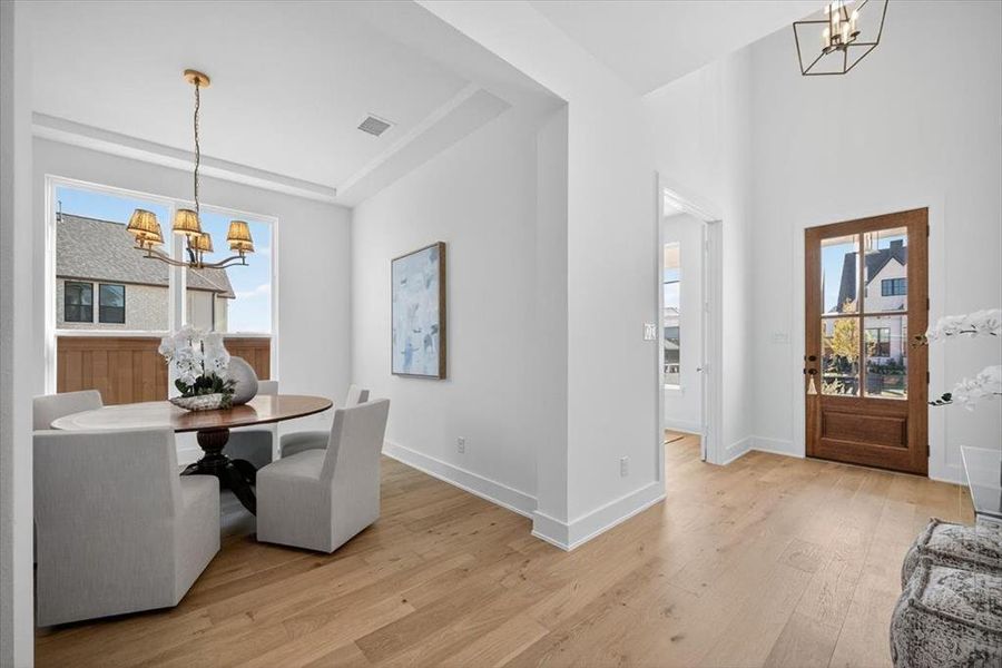 Furnished interior view inside a new home in , Frisco (Image 6).