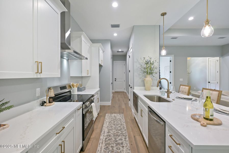 Furnished interior view inside a new home in , Jacksonville (Image 12).