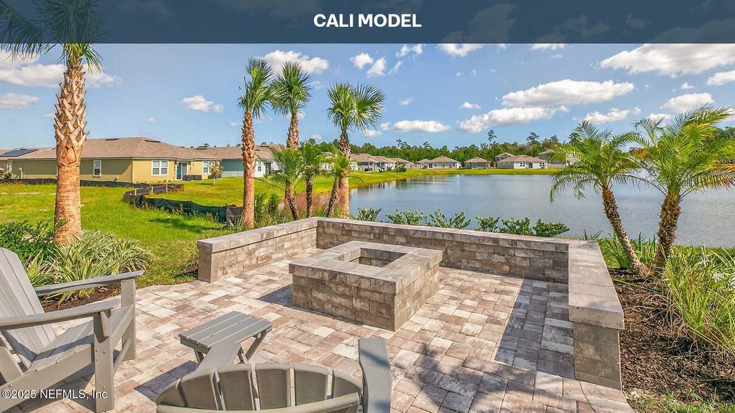 Exterior details and patio area of a home in Copes Landing, Jacksonville (Image 4).
