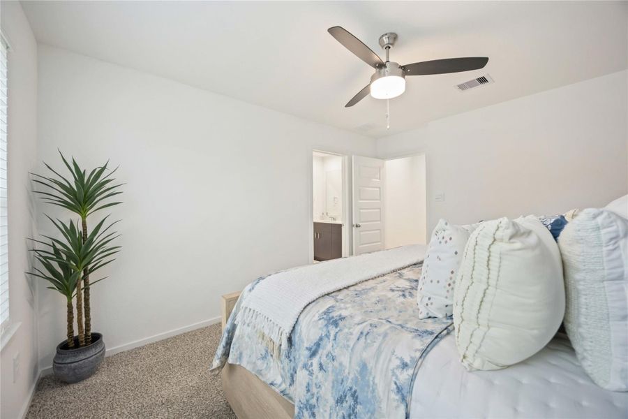 Furnished interior view inside a new home in Alaia Crossing, Houston (Image 17).