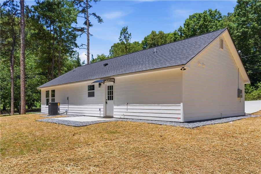 Exterior details and patio area of a home in , Cartersville (Image 16).