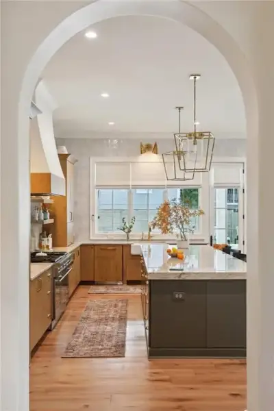 Furnished interior view inside a new home in , Atlanta (Image 29).