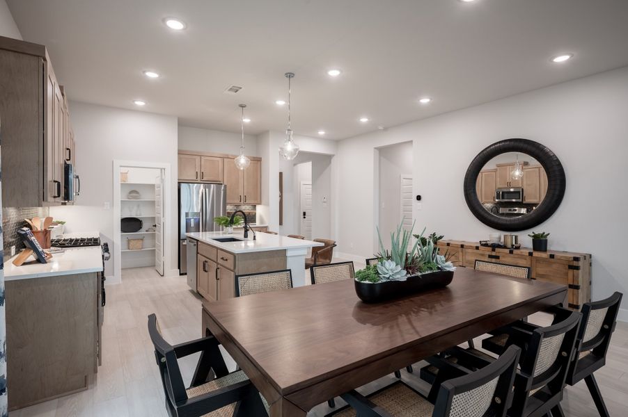 Representative furnished interior of a home built from the Falcon by Tri Pointe Homes in Trillium, Richmond (Image 39).