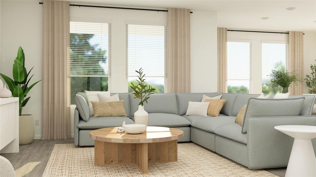 Furnished interior view inside a new home in Elm Creek, Elgin (Image 23).
