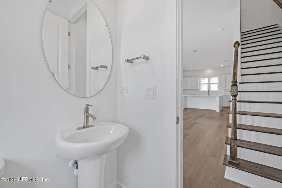 Furnished interior view inside a new home in North Beach Townhomes, Jacksonville Beach (Image 12).