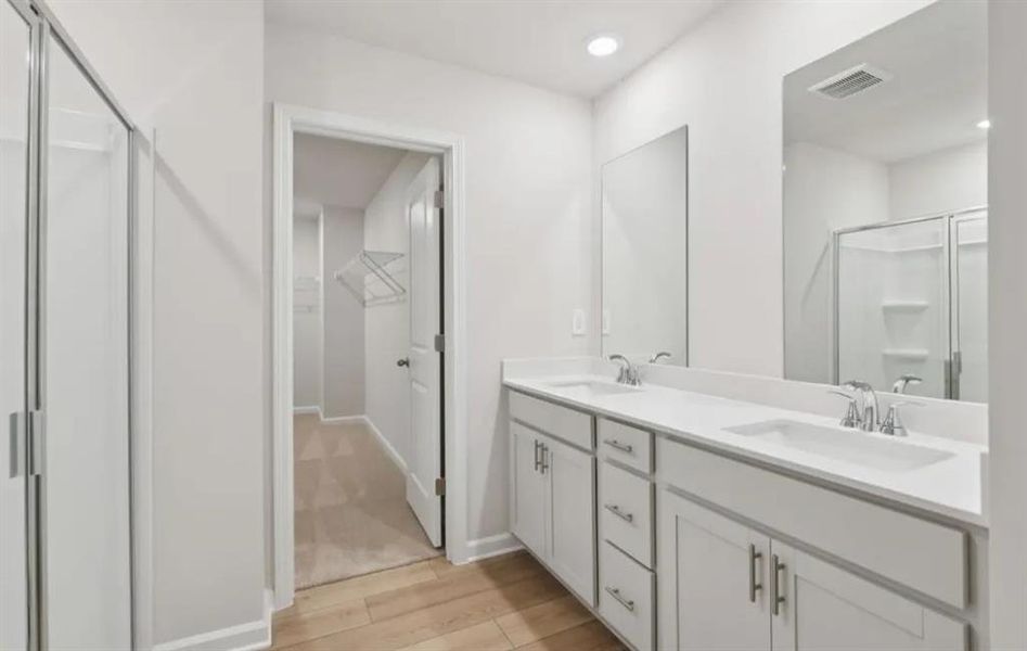 Furnished interior view inside a new home in Preserve at Mountain Creek, Pendergrass (Image 3). Furnished interior view inside a new home in Preserve at Mountain Creek, Pendergrass (Image 3).