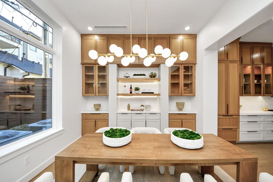 Furnished interior view inside a new home in , Houston (Image 11).