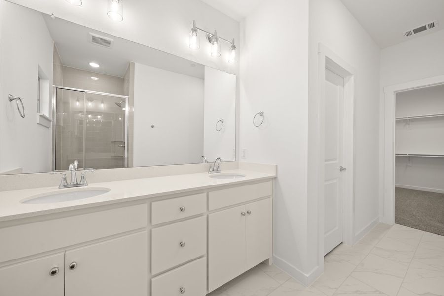 Furnished interior view inside a new home in Wildridge, Oak Point (Image 11).