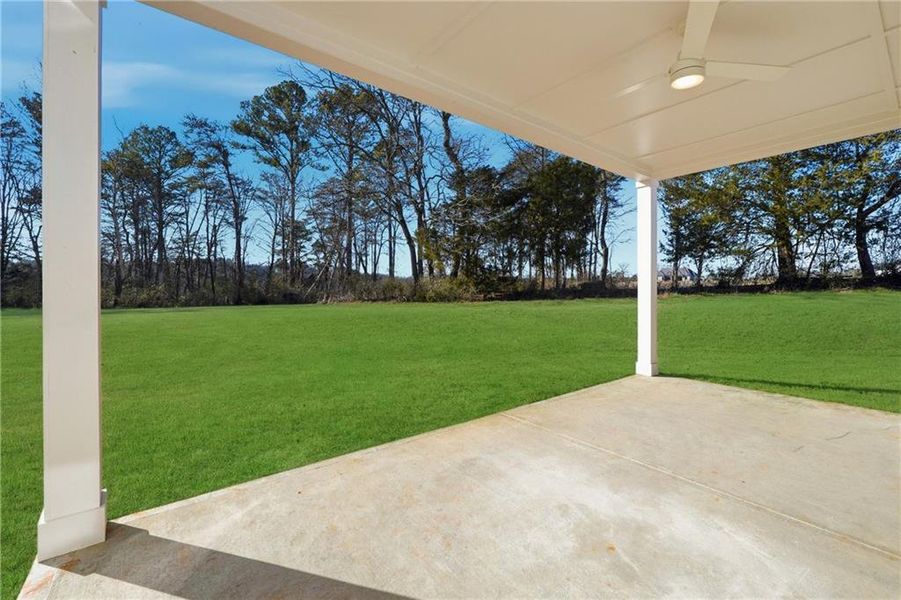 Exterior details and patio area of a home in , Canton (Image 29).