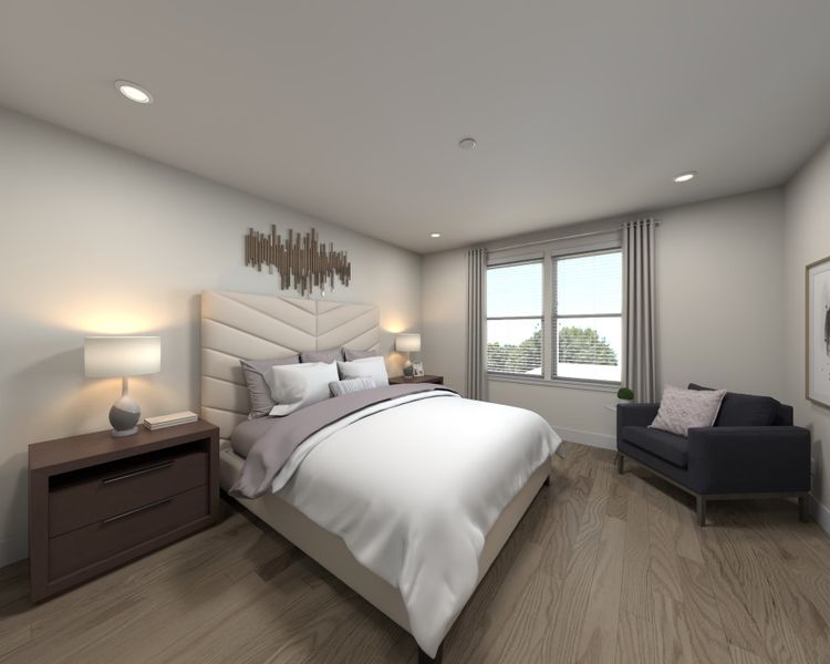 Furnished interior view inside a new home in Poplar Farms, Franklin (Image 6).