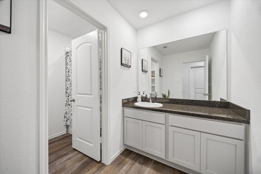 Furnished interior view inside a new home in , Spring (Image 8).