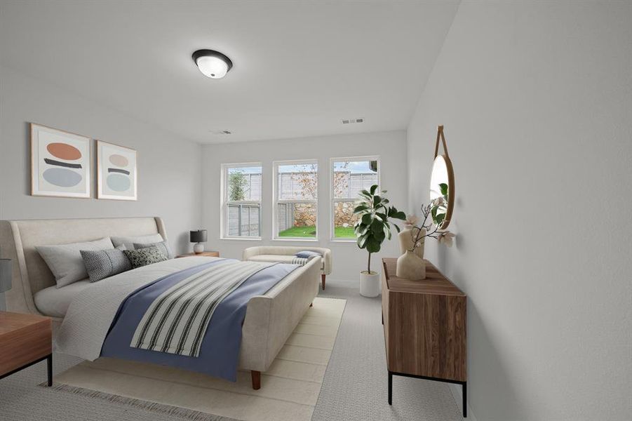 Furnished interior view inside a new home in Treeline, Justin (Image 9).