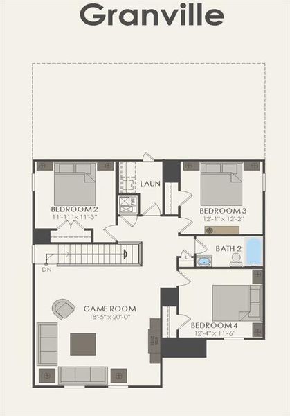 Second floor plan