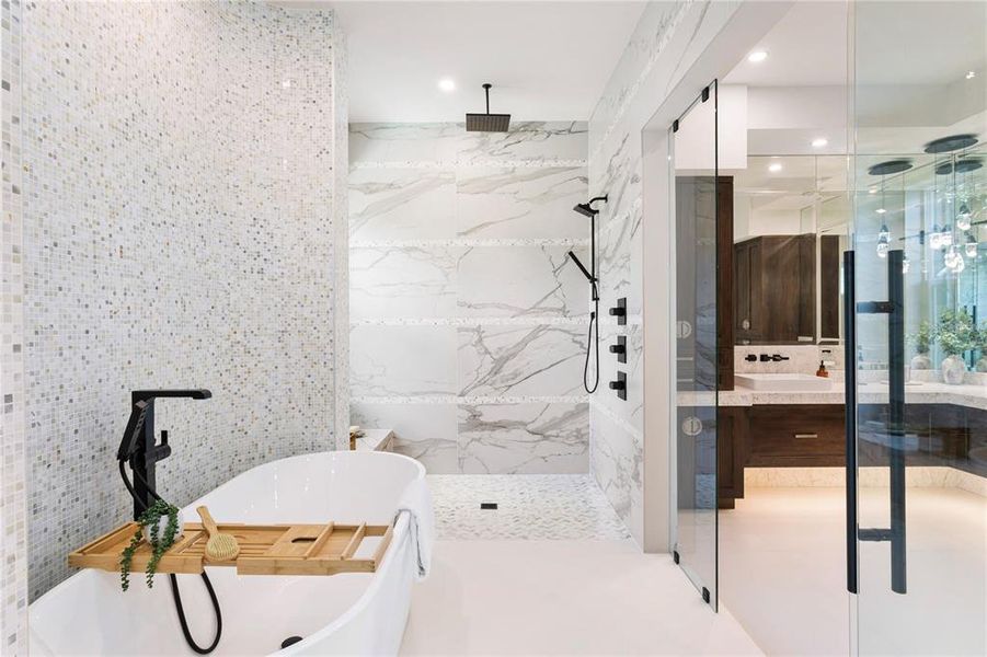 Furnished interior view inside a new home in , Tampa (Image 36).