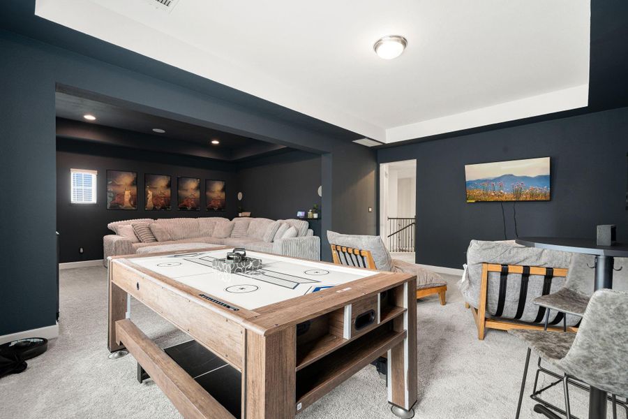 Furnished interior view inside a new home in , Manvel (Image 30).
