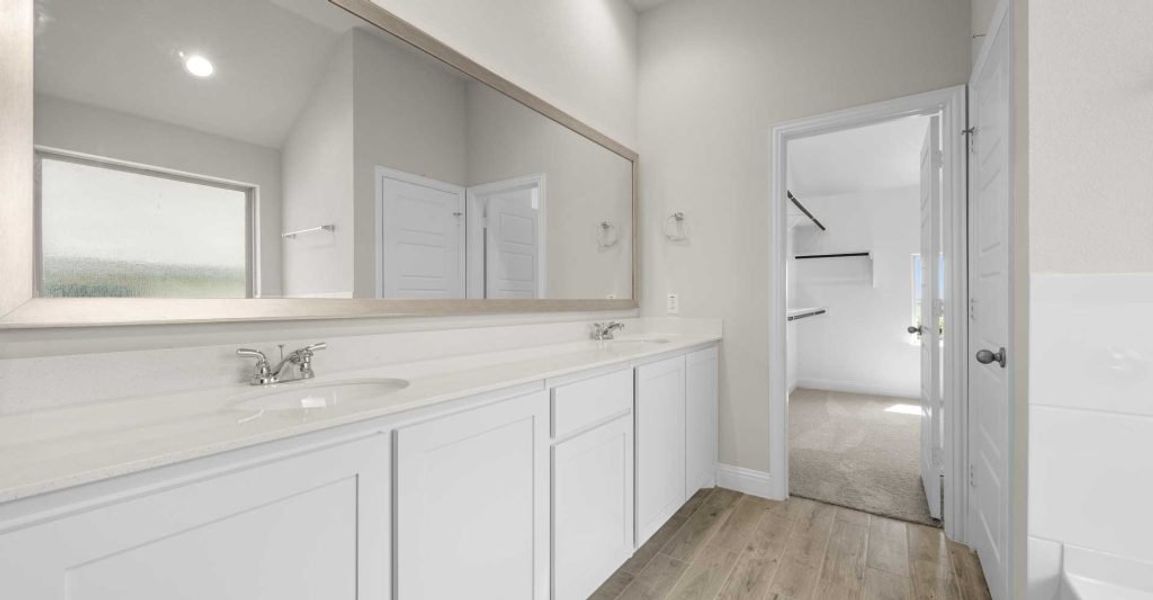 Representative exterior photo of a completed home built from the Alderbury by Impression Homes in Timberbrook, Justin, TX (Image 17).