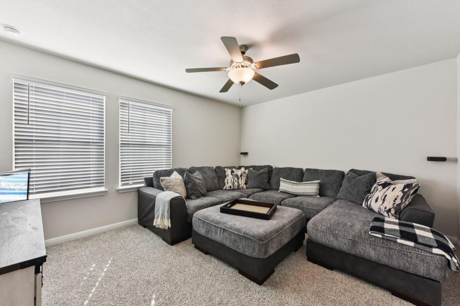 Furnished interior view inside a new home in Big Sky Ranch - Executive Collection, Dripping Springs (Image 23).