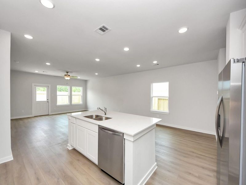 Furnished interior view inside a new home in The Villages at WestPointe, Dayton (Image 7).