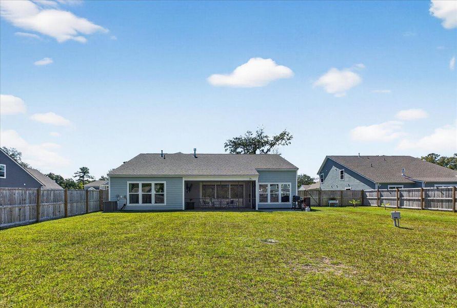 Exterior details and patio area of a home in , Johns Island (Image 19). Exterior details and patio area of a home in , Johns Island (Image 19).