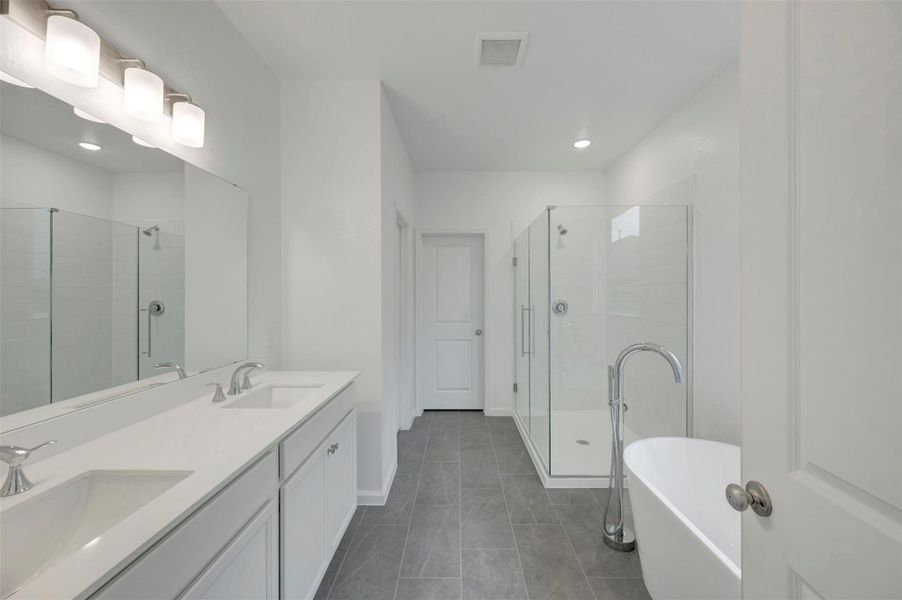 Serene primary bath Serene primary bath