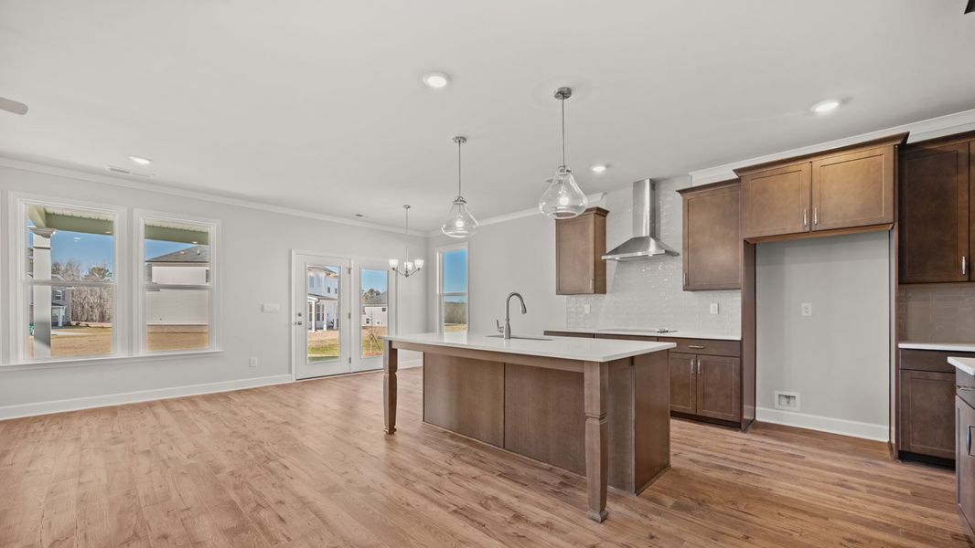 Representative furnished interior of a home built from the Summit by D.R. Horton in Heritage Pointe, Senoia (Image 3).