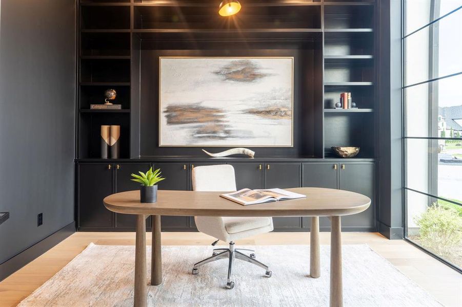 Furnished interior view inside a new home in , Heath (Image 14).
