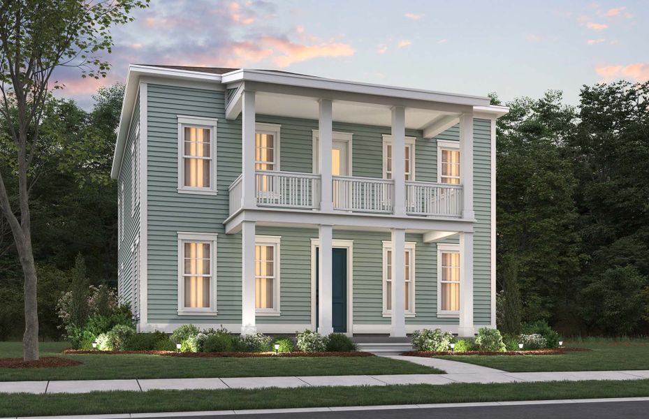 Primrose Exterior 25 with dual front porches