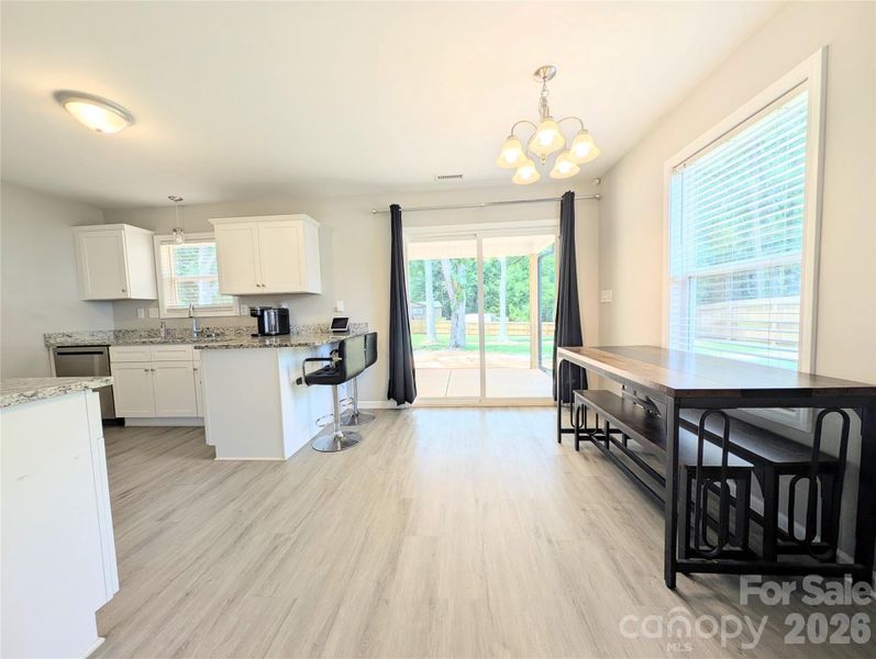 Furnished interior view inside a new home in , Clover (Image 6).