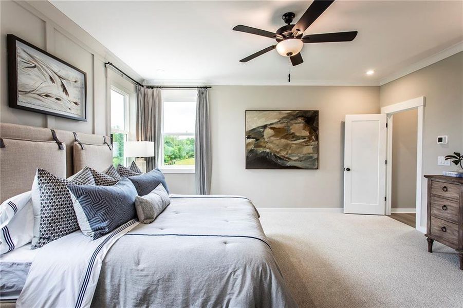 Furnished interior view inside a new home in Hopewell Reserve, Cumming (Image 41). Furnished interior view inside a new home in Hopewell Reserve, Cumming (Image 41).