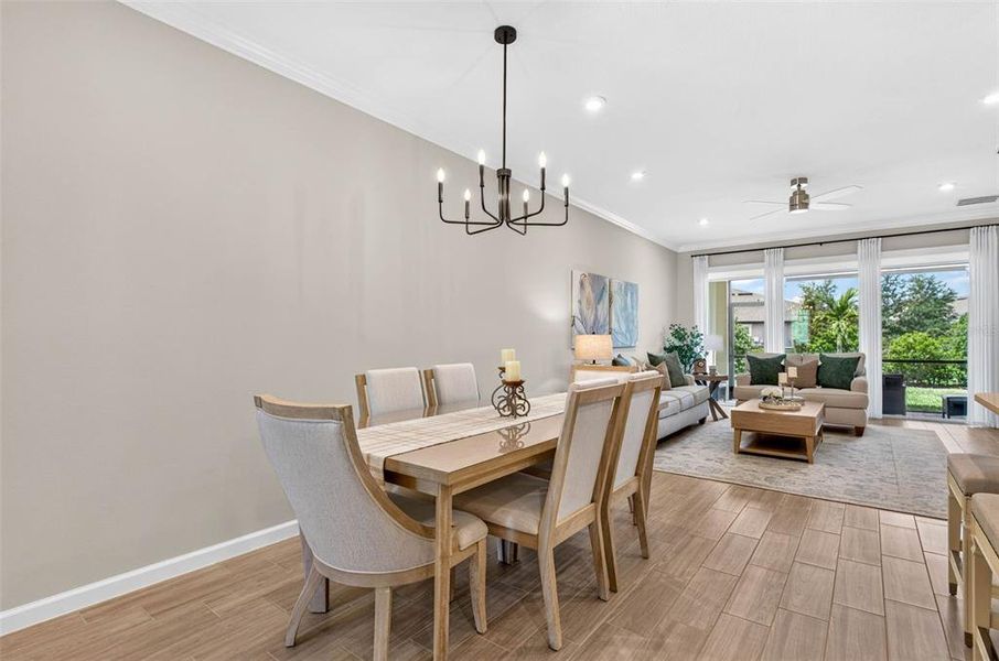 Furnished interior view inside a new home in The Preserve at La Paloma, Sun City Center (Image 9).