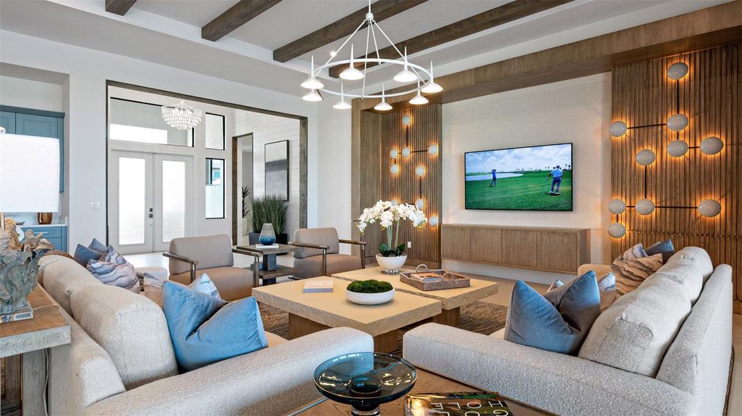 Furnished interior view inside a new home in , Port St. Lucie (Image 7). Furnished interior view inside a new home in , Port St. Lucie (Image 7).